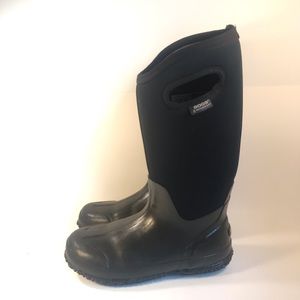 Bogs Classic High Black Neo-Tech Boots Sz 8 39